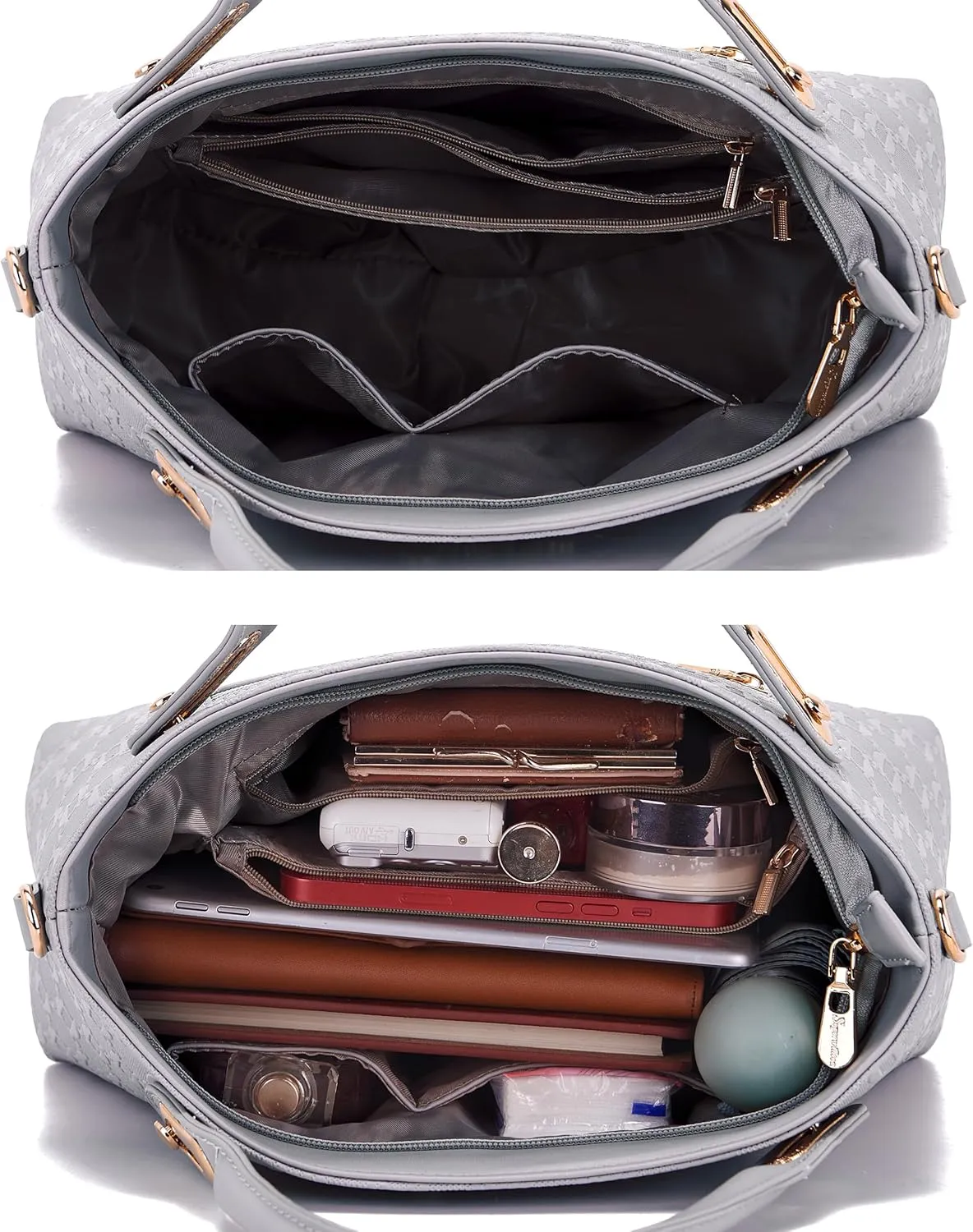 Purse for Women Fashion Medium Shoulder Bag Crossbody Bag Top Handle Tote Handbag Set 4PCS