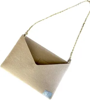 Purse Organizer Insert Conversion Kit with Gold Chains Felt Handbag Kirigami Large