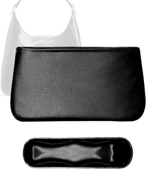 Purse Organizer Insert, Silk Satin Inside Bag Organizer Insert Fit for Balenciaga BB Soft Hobo Bag Small Inner Makeup Storage Bag Organizer Insert (Style-01, Medium)
