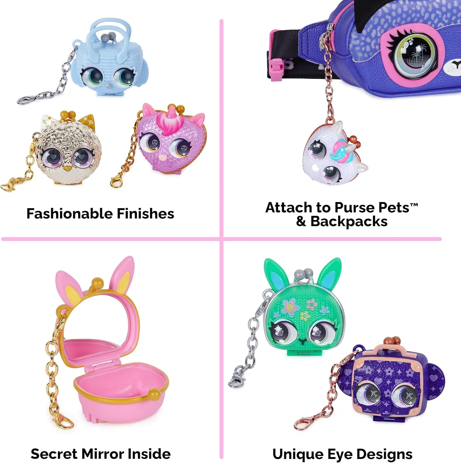 Purse Pets Micros, Fuzzy Bunny BB