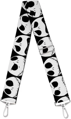 Purse Strap Nightmare Before Christmas 7 Jack Expressions Black White 2 Inches Wide