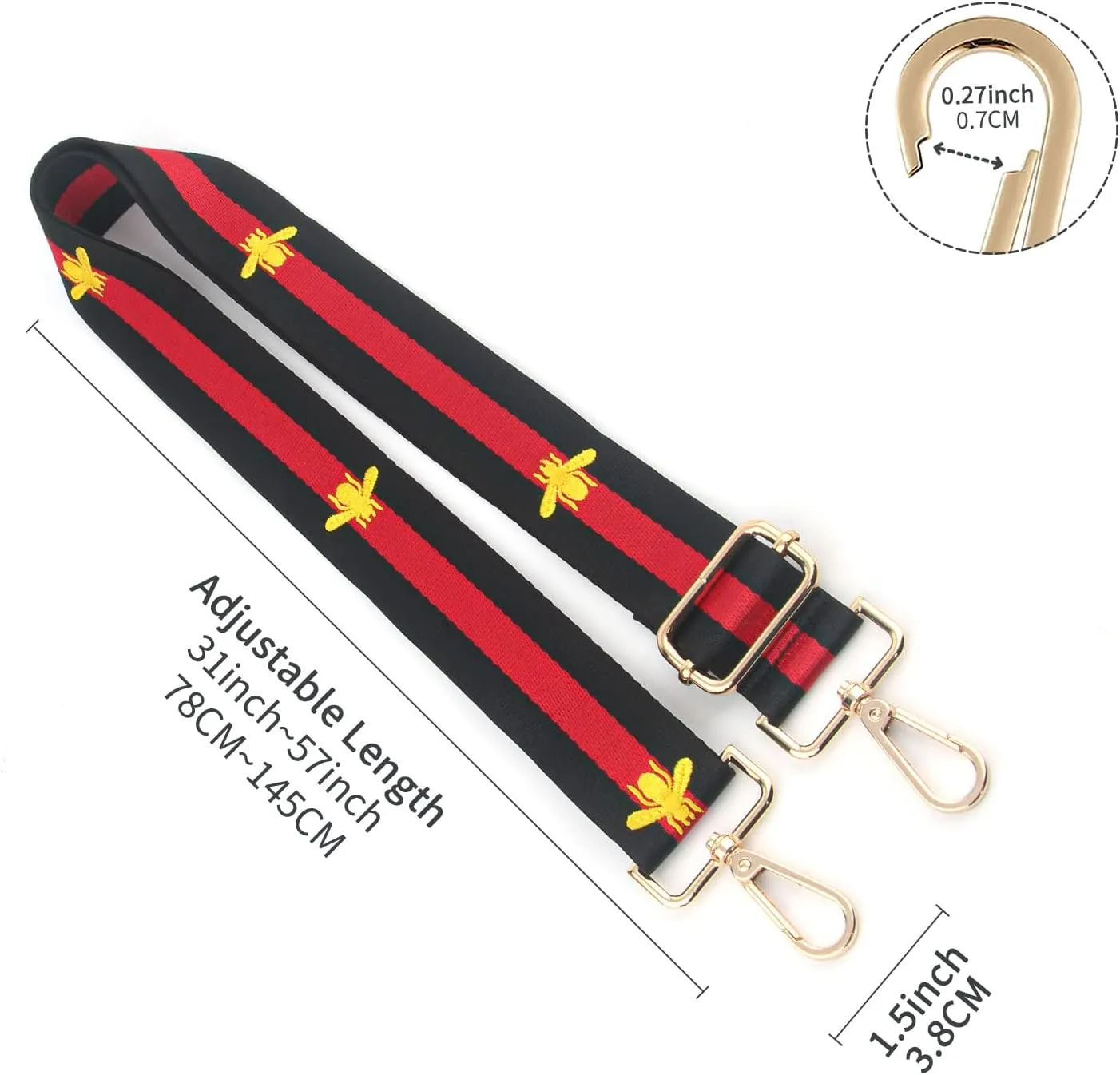 Purse Strap,Replacement Crossbody Shoulder Strap for Handbag…