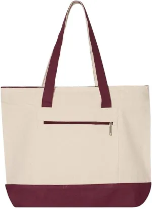 Q-Tees 19L Zippered Tote - Q1300