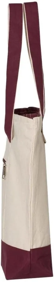 Q-Tees 19L Zippered Tote - Q1300
