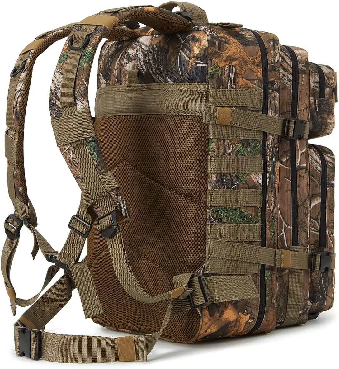 QT&QY 45L Military Tactical Backpacks Molle Army Assault Pack 3 Day Bug Out Bag Hiking Treeking Rucksack…
