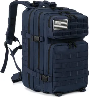 QT&QY 45L Military Tactical Backpacks Molle Army Assault Pack 3 Day Bug Out Bag Hiking Treeking Rucksack…
