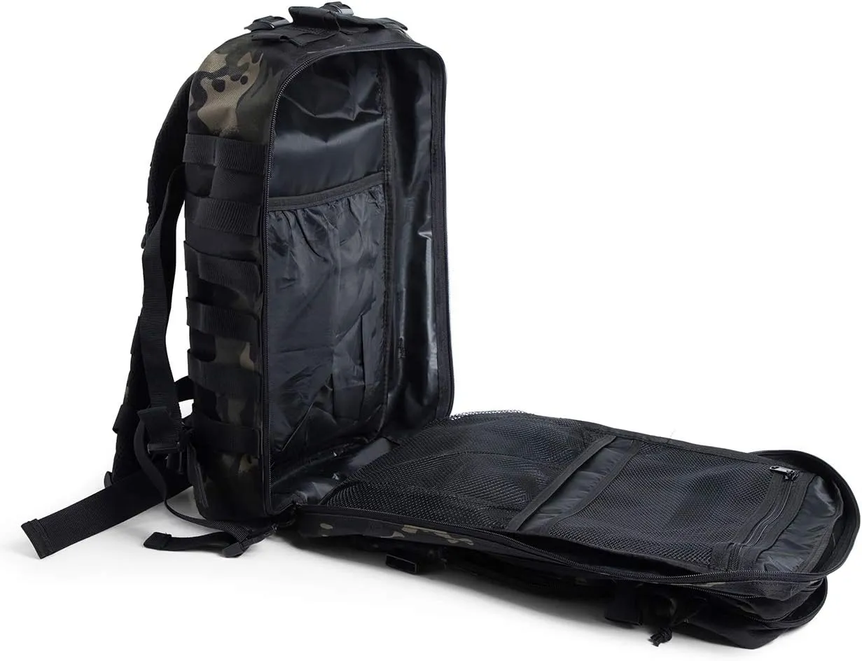 QT&QY 45L Military Tactical Backpacks Molle Army Assault Pack 3 Day Bug Out Bag Hiking Treeking Rucksack…