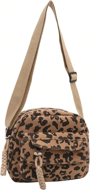 QWINEE Women's Cute Strawberry Crossbody Bag Zipper Multiple Pockets Shoulder Handbag with Adjustable Strap