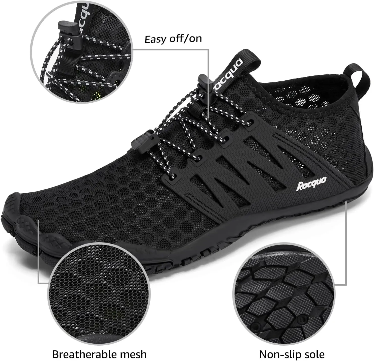 Racqua Composite Mesh Water Shoes Men Women