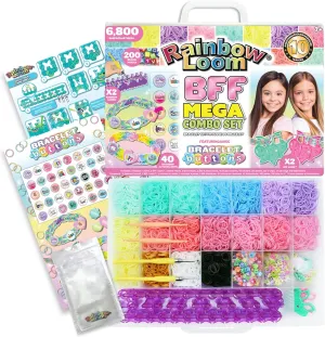 Rainbow Loom BFF Mega Button Set Featuring New BFF Loom