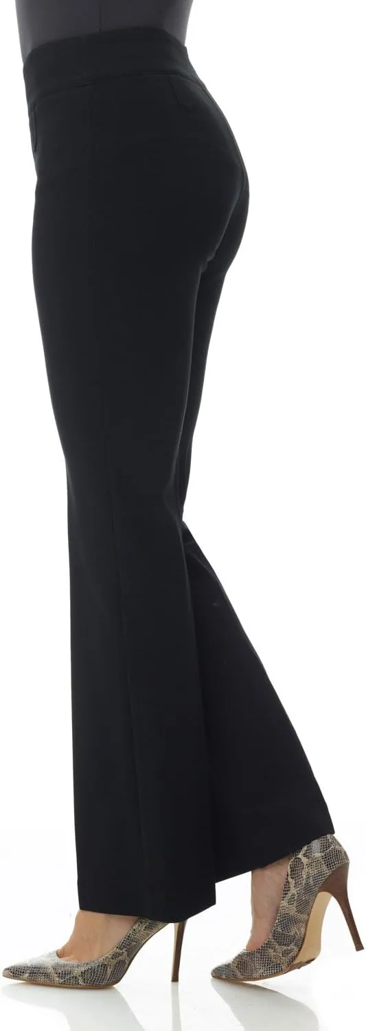 Rekucci Women's Secret Figure Pull-On Knit Bootcut Pant w/Tummy Control