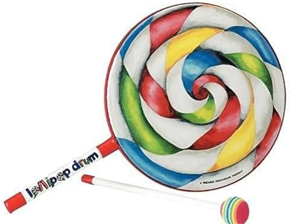 Remo ET-7110-00 Kids Percussion Lollipop Drum, 10"