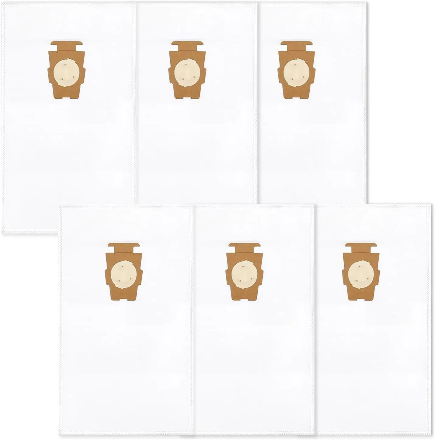 Replacement Fit for Kirby Vacuum Bags Part 205811 204814 204811 Universal Cloth Bags Fit for Kirby All Generation & Sentria Models,Sentria, Sentria II, Avalir, Avalir II,6 Packs