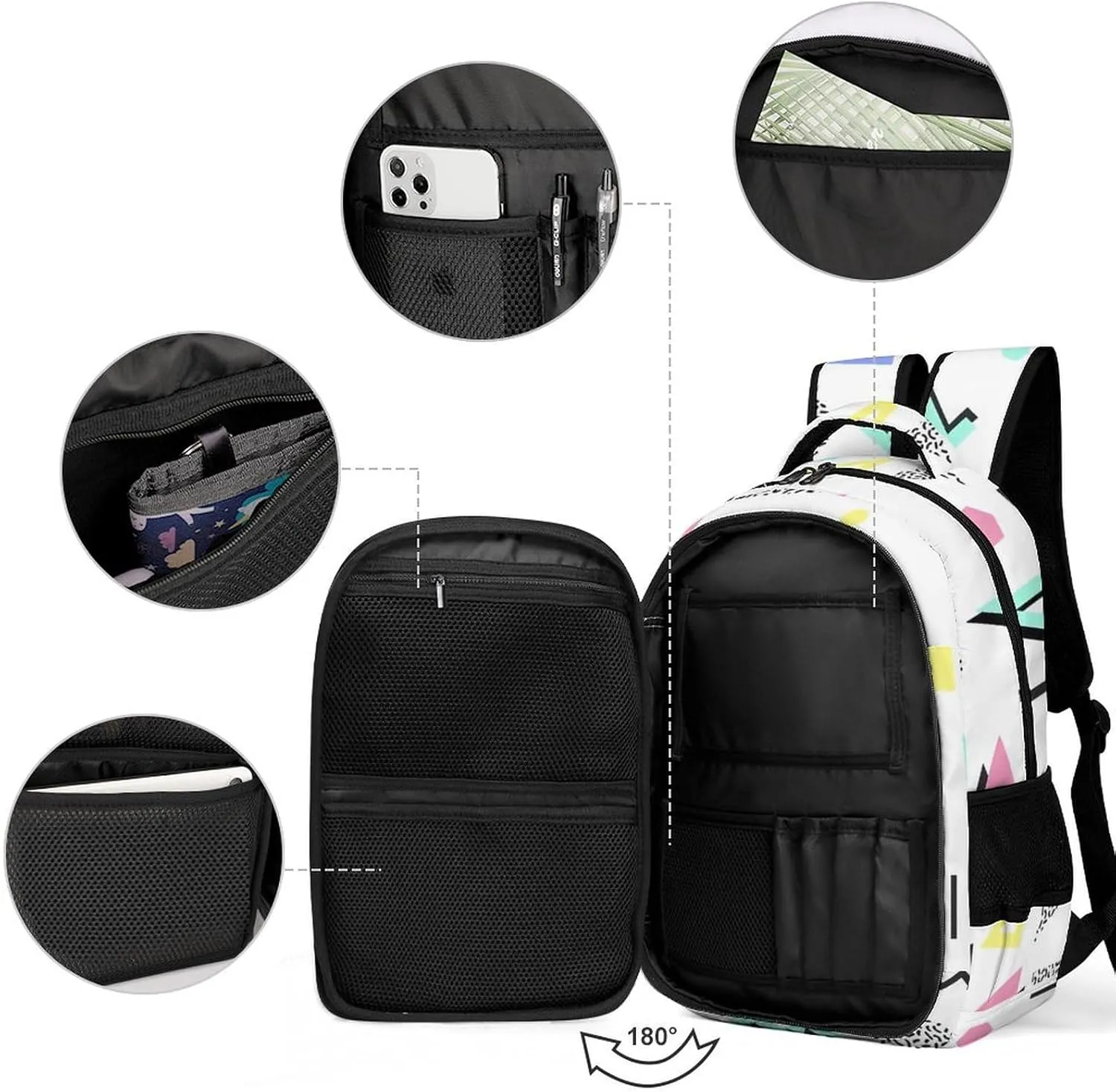 Retro Vintage Fashion Large Capacity, Lightweight, And Stylish Pocket Double Backpack