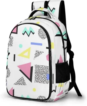 Retro Vintage Fashion Large Capacity, Lightweight, And Stylish Pocket Double Backpack