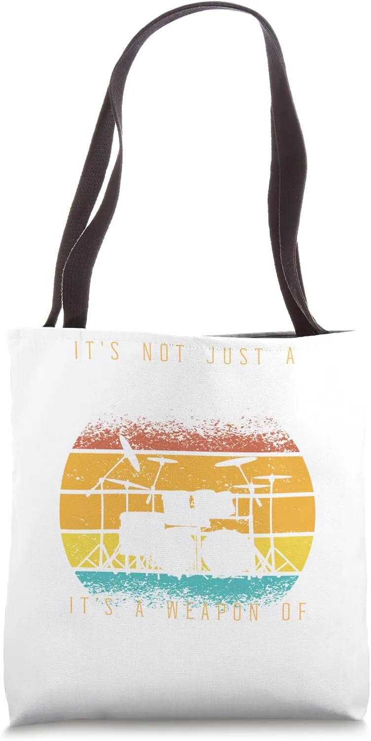 rhythmic enchantment unleashed - drum set seduction Tote Bag