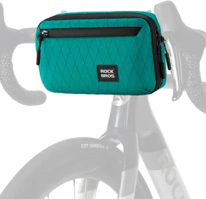 ROCKBROS Bike Handlebar Bag, 2.1L Large Capacity Bike Front Bag, Quick Release Handlebar Bags for Bicycles Scooters, Multifunctional Shoulder Waist Bag
