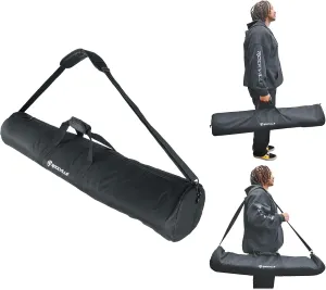 Rockville ESB2 Bag for Pair Tripod Pro DJ Speaker Stands w Foam Padding Divider