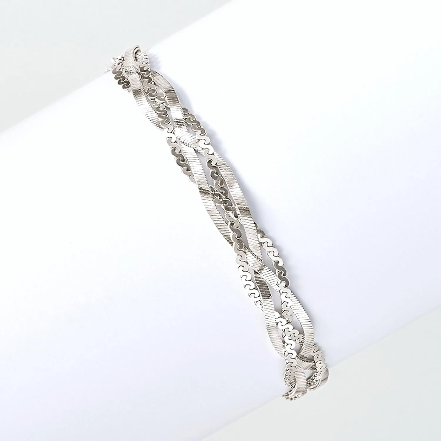 Ross-Simons Italian Sterling Silver Braided Bracelet