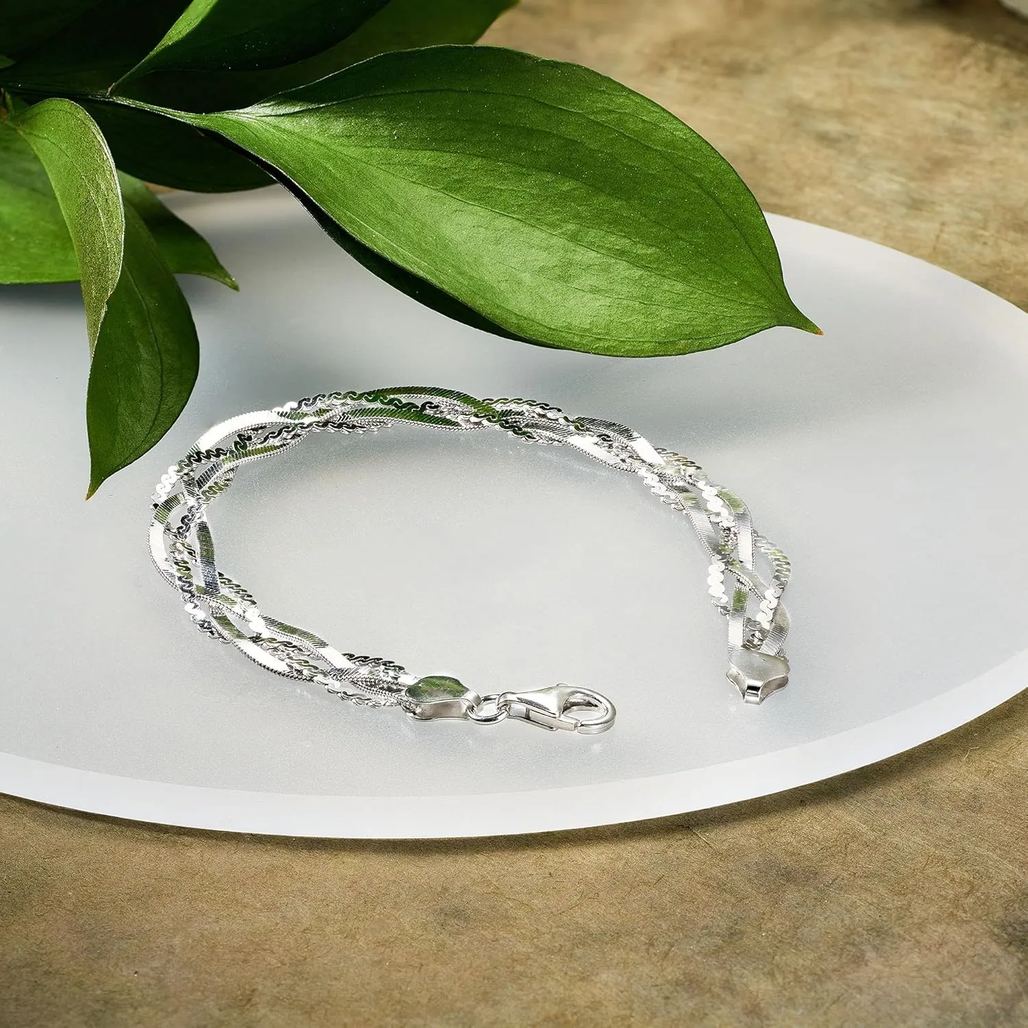 Ross-Simons Italian Sterling Silver Braided Bracelet