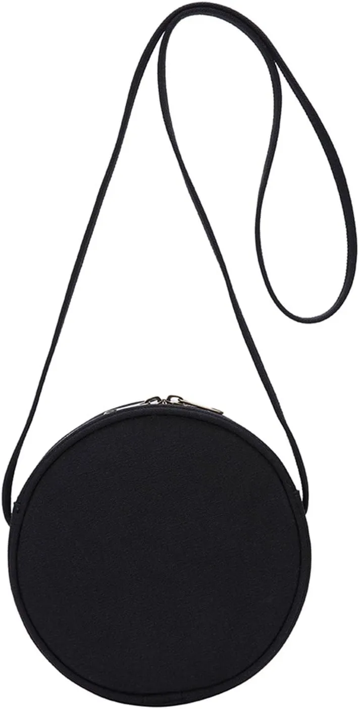 Round Crossbody Bags, Fashion Circle Crossbody Purse Clutch Handbag, Lightweight