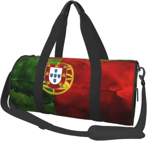 Round Duffle Bag Portugal Portuguese Flag Unisex Travel Bag Duffle Bag