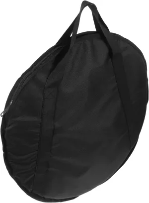 Round Zippered Storage Bag for Instruments Oxford Material Cymbal Bag Handhold Design Travel Carrying Case