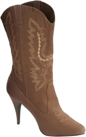 Rubies Adult Costume Boots, Cowgirl, Small