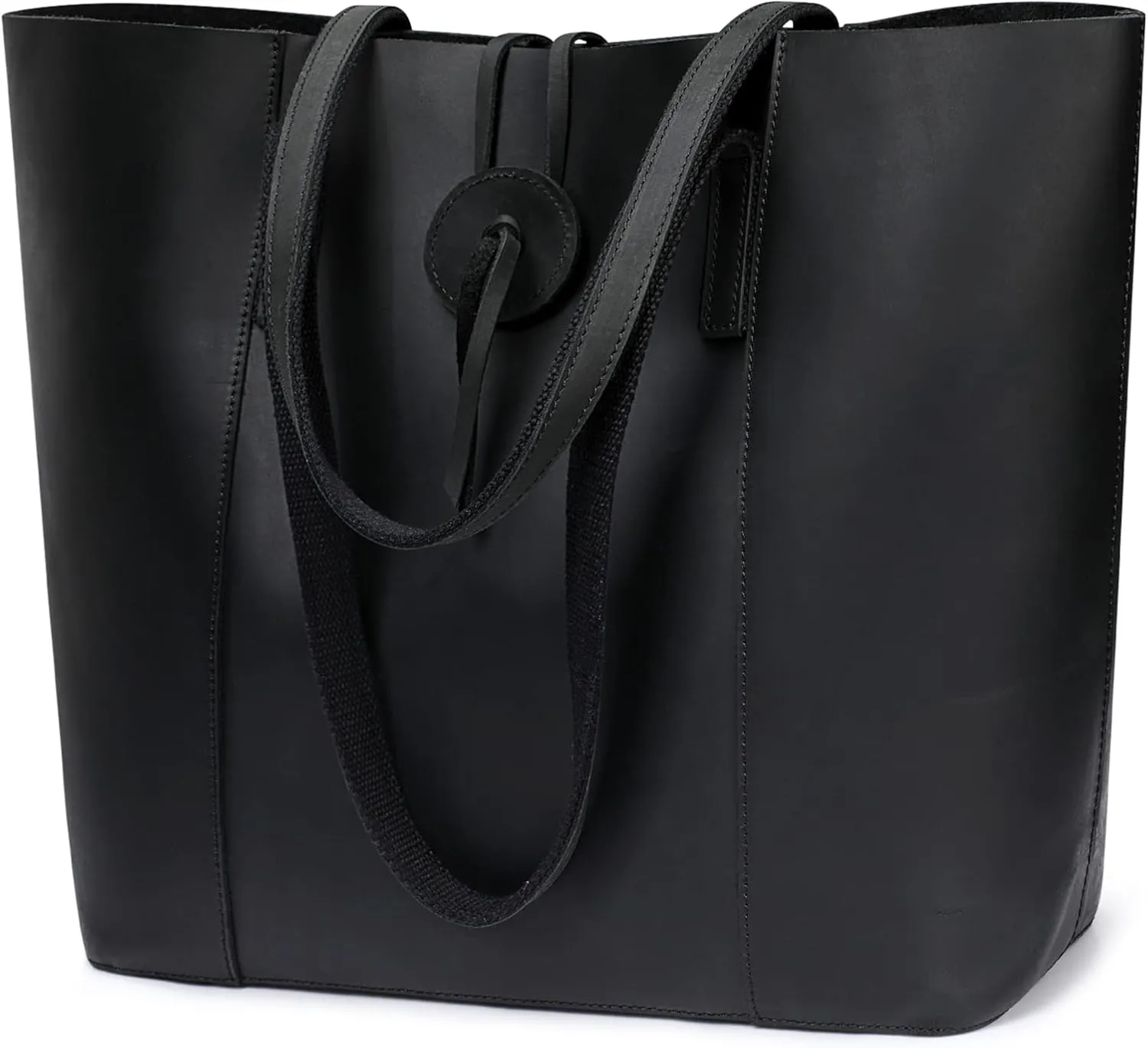 S-ZONE Vintage Genuine Leather Tote Bag for Women Large Shoulder Purse Handbag