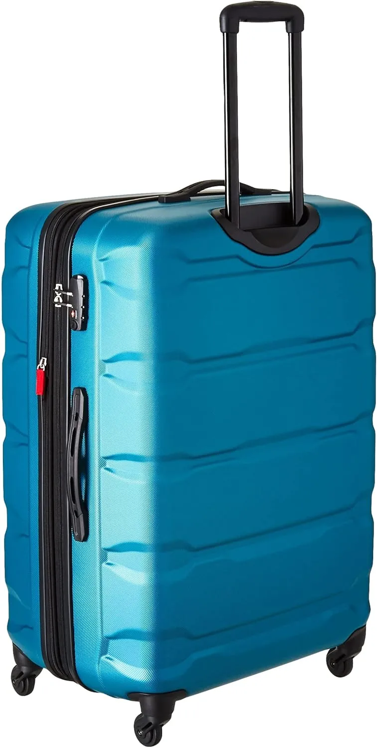 Samsonite Omni PC Hardside Expandable Luggage with Spinner Wheels, Caribbean Blue, 3-Piece Set (20/24/28)
