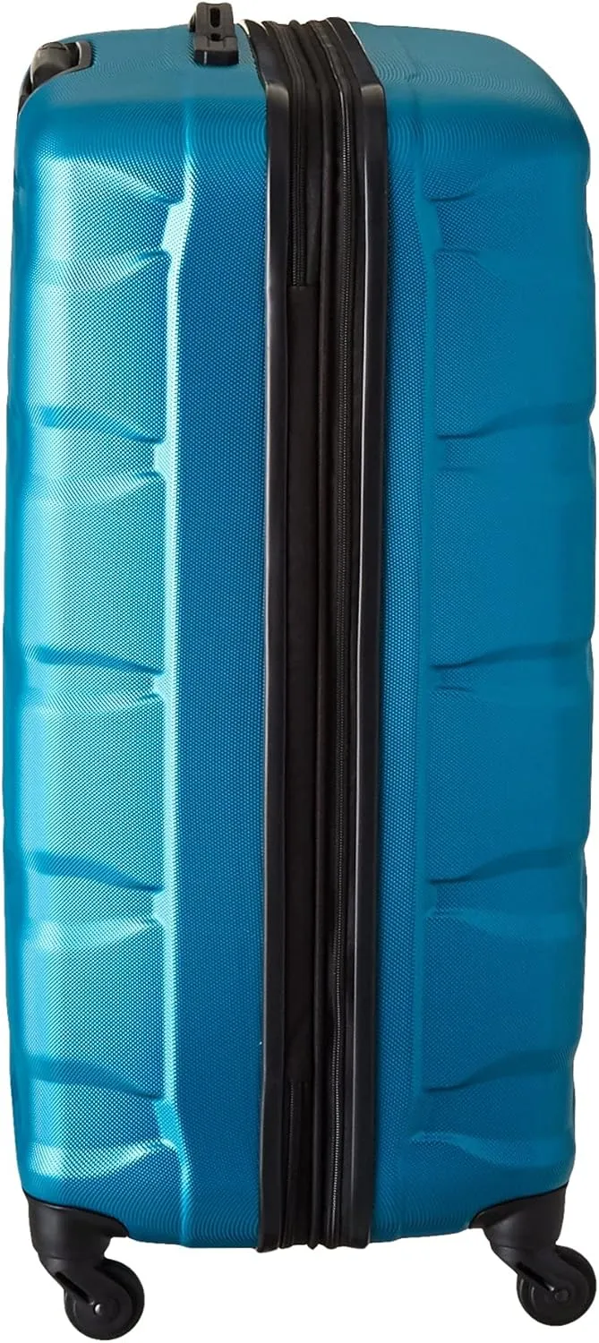 Samsonite Omni PC Hardside Expandable Luggage with Spinner Wheels, Caribbean Blue, 3-Piece Set (20/24/28)