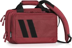 Savior Equipment Specialist Series Mini Range Bag Tactical Dual Pistol Handgun Revolver Hunting Bag Gun Carrying Case, X-Large Compartments w/Lockable Zippers, Deluxe Padded Shoulder Strap Included