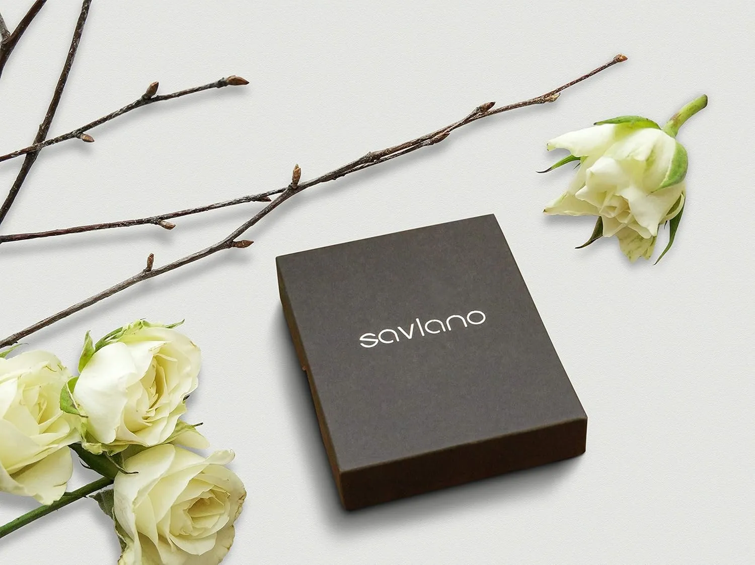Savlano 18K Gold Plated Over 925 Sterling Silver Station Oval Moon Bead Necklace Chain For Women. Silver, Gold, Rose Gold - Made in Italy Comes With a Gift Box
