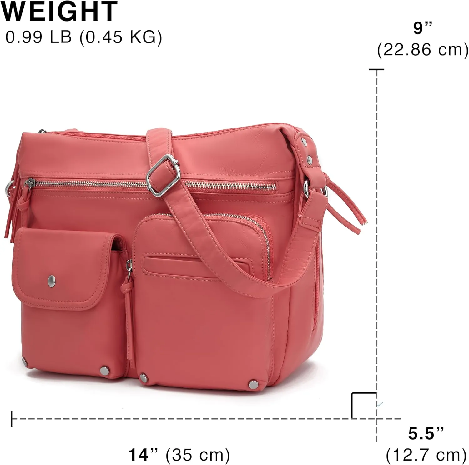 Scarleton Crossbody Bags for Women, Crossbody Purses for Women, Women's Crossbody Handbags with Multiple Pockets, H1800