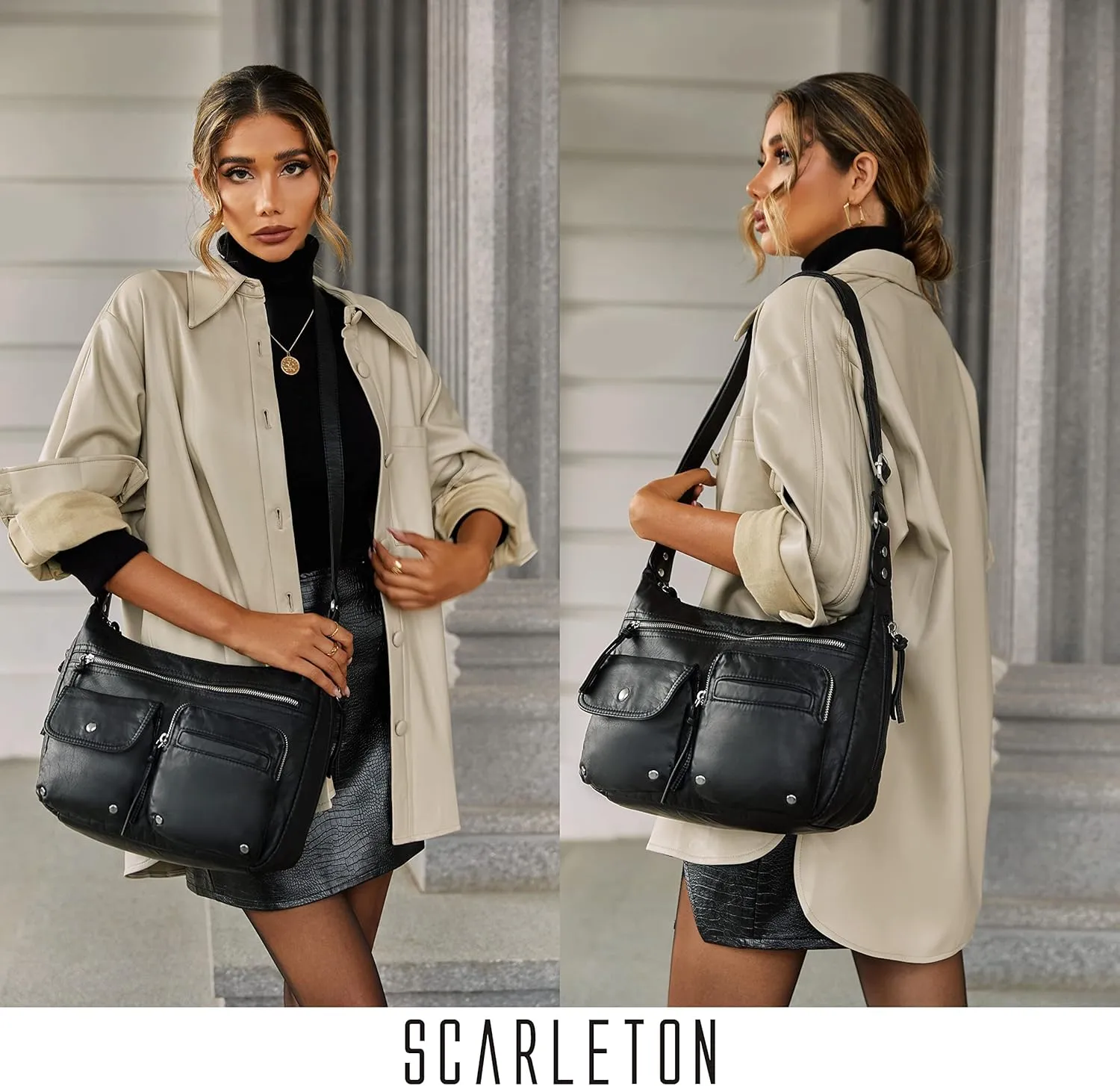 Scarleton Crossbody Bags for Women, Crossbody Purses for Women, Women's Crossbody Handbags with Multiple Pockets, H1800