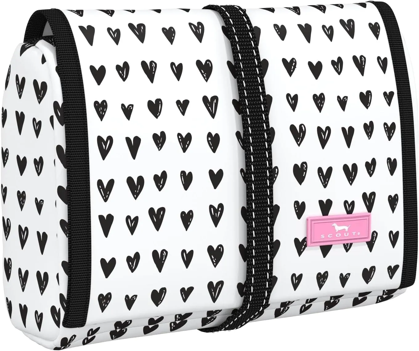 SCOUT Beauty Burrito Hanging Toiletry and Cosmetic Organizer with 3 Compartments
