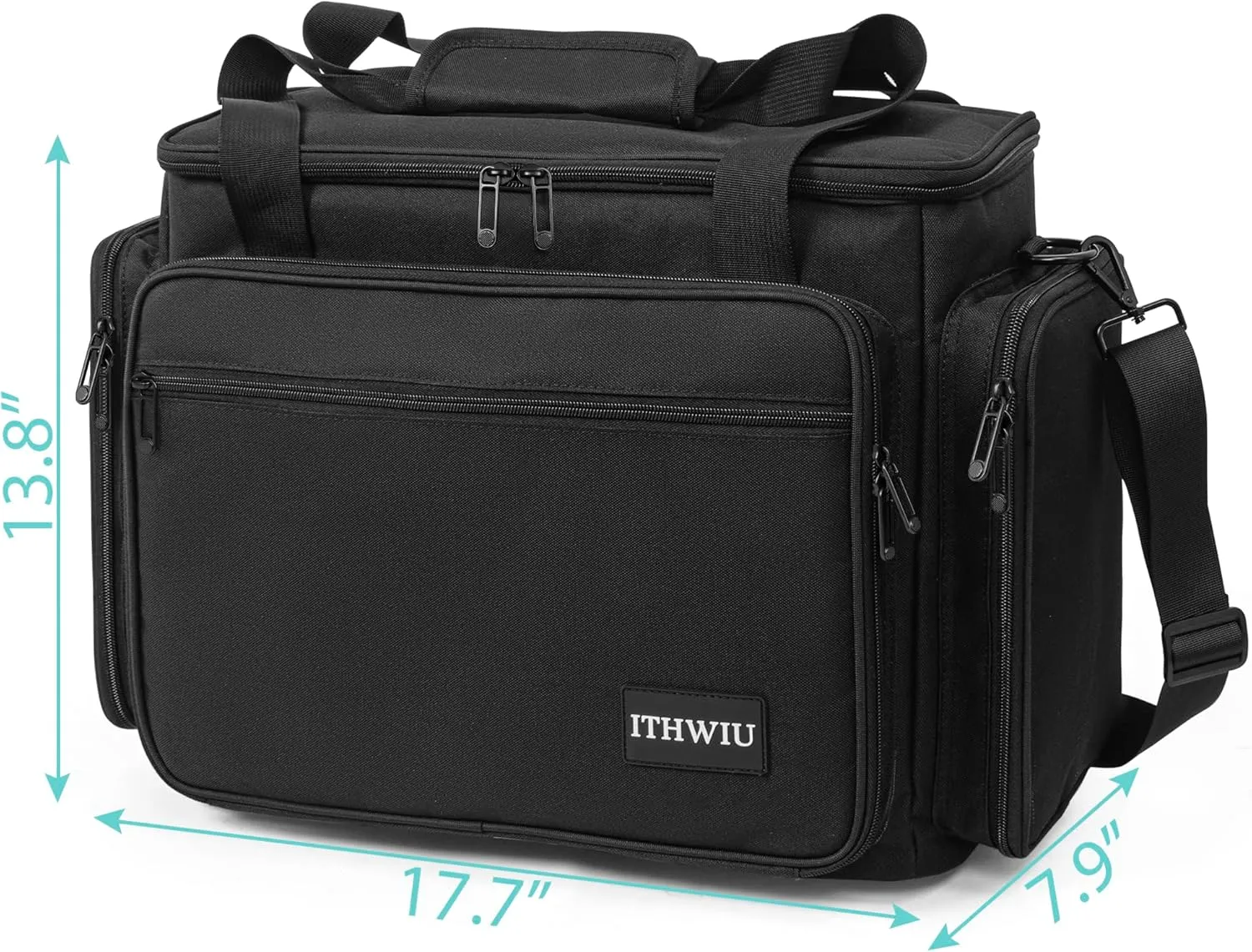 Sewing Machine Carrying Case with Multiple Storage Pockets for Accessories, Universal Tote Storage Bag