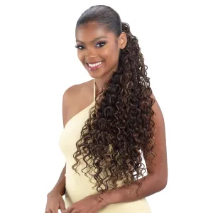 SHAKE-N-GO Organique Pony Pro Ponytail Spanish Curl 26" with Secret Pocket (ESPRESSO)