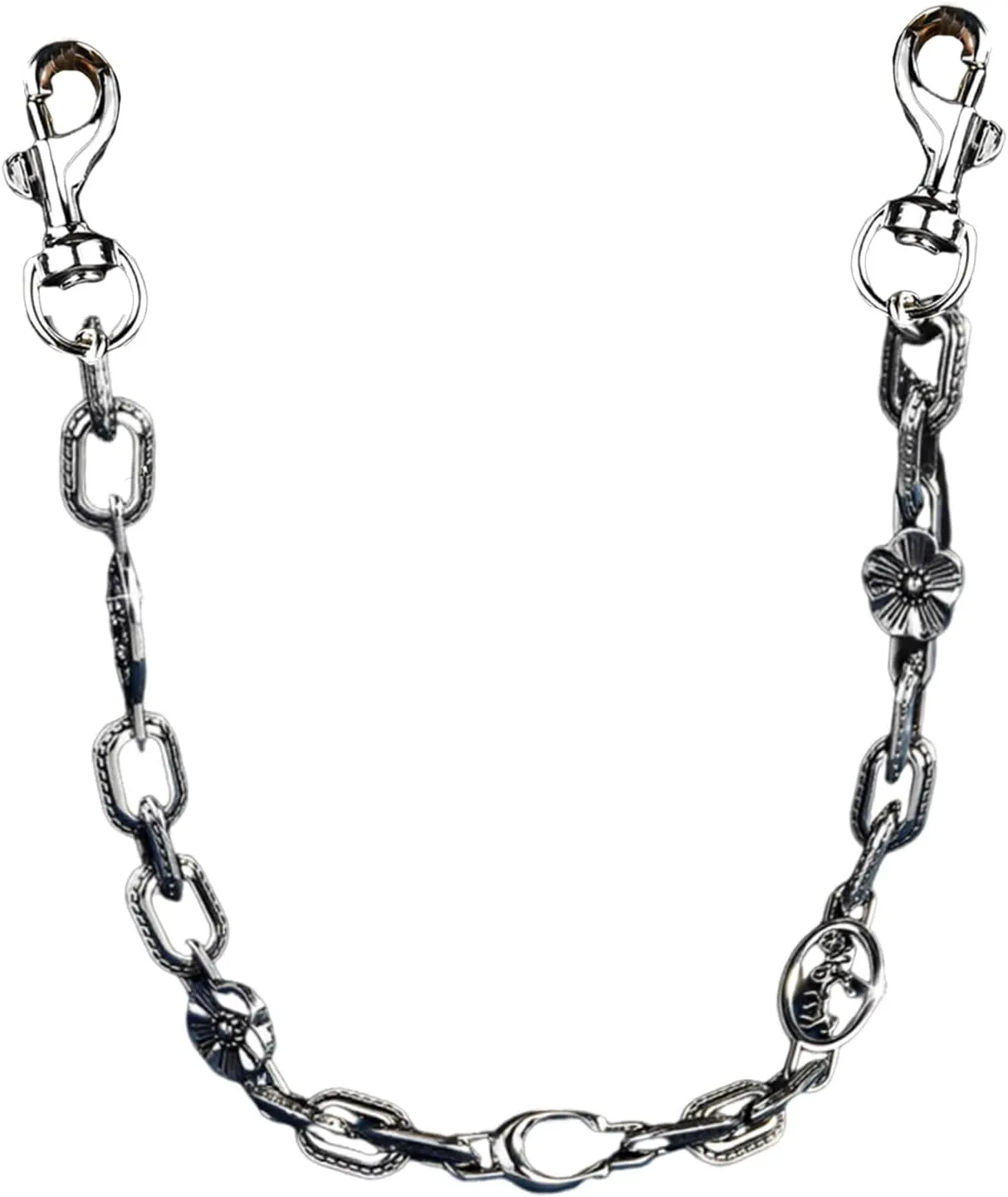 ﻿Silver Cute Bag Charms Wallet Chain Keychains Gold Chain For Purse Purse Accessories For Handbags For women
