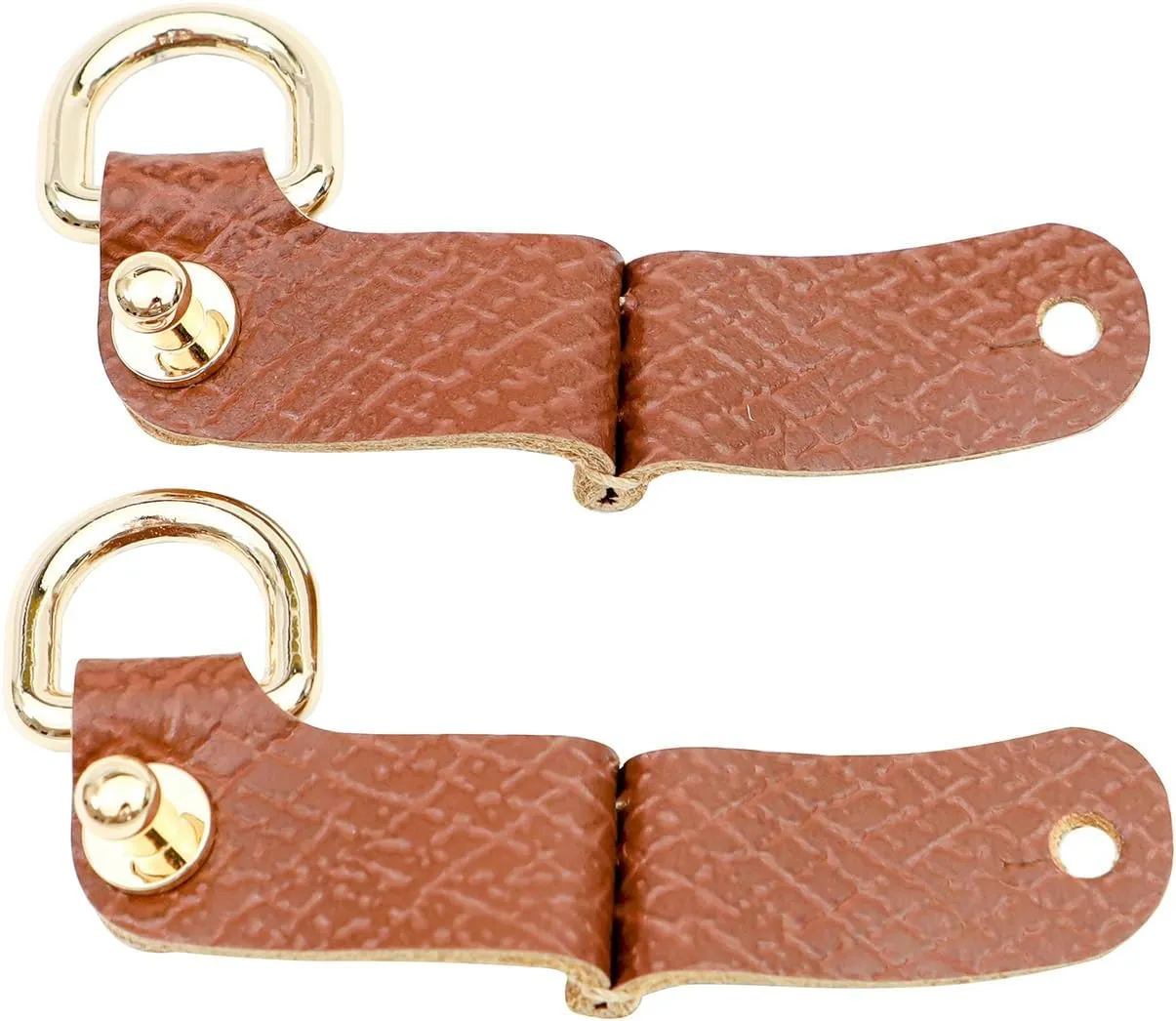 Single Handle No-punching Conversion Set for LONGCHAMP Mini Le Pliage (Gold Buckle-001)