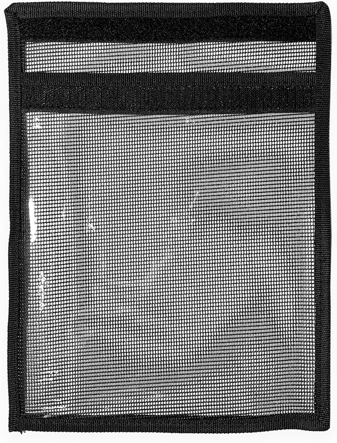 Single Pouch Trolling Lure Bag - 12" X 9" - Black - 5 Pcs | Fishing Tackle Bags | Mesh Lure Bags | Foldable Lure Bags for Fishing