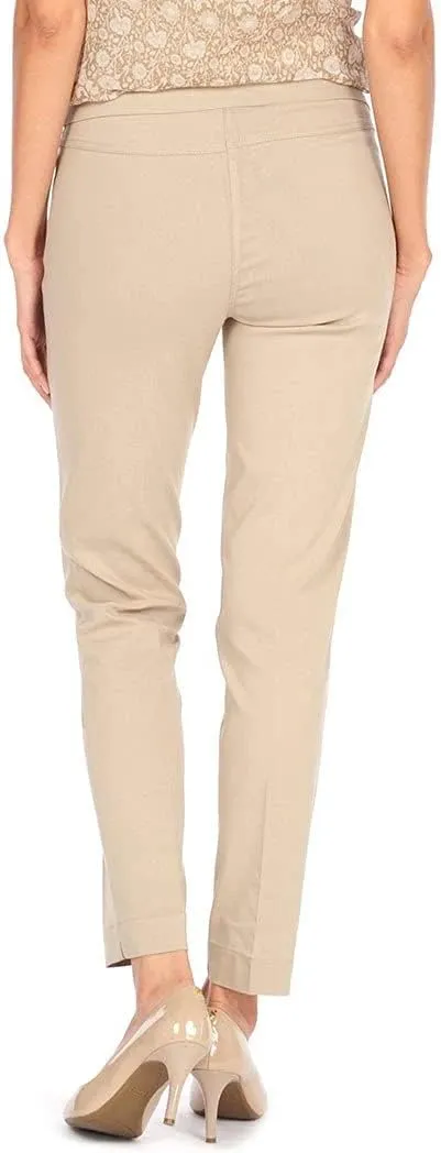 SLIM-SATION Women's Regular Pull-On Straight-Leg Pant With Pockets
