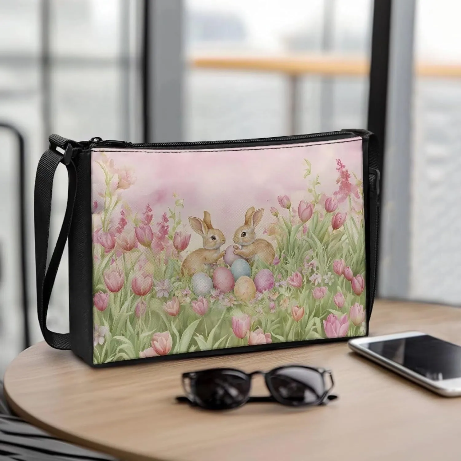 Sling Bag Small Crossbody Backpack Shoulder Bag for Women Men Trendy Adjustable Shoulder Strap Travel Bag Zippered