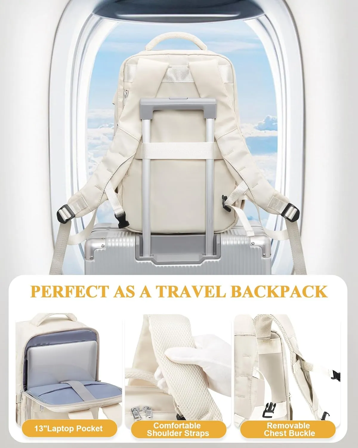 Small Backapck For Travel Laptop Backapck For Women Men Hiking Backpack Travel Backpack Carry On Flight Approved
