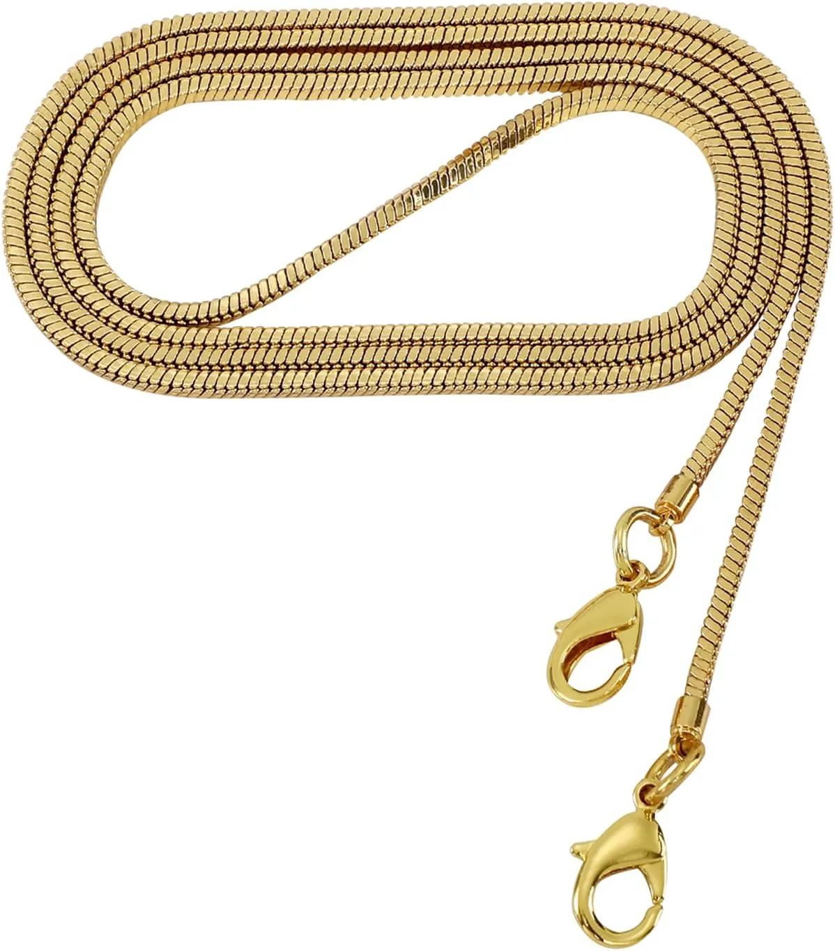 Small Square Copper Purse Shoulder Cross Body Handbag Bag Chains Strap Replacement(Yellow Gold, 47'')