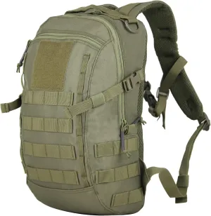 Small Tactical Backpack 12L Molle Bag Rucksack Army Daypack Military Daypack for Outdoor,Hiking (Green)