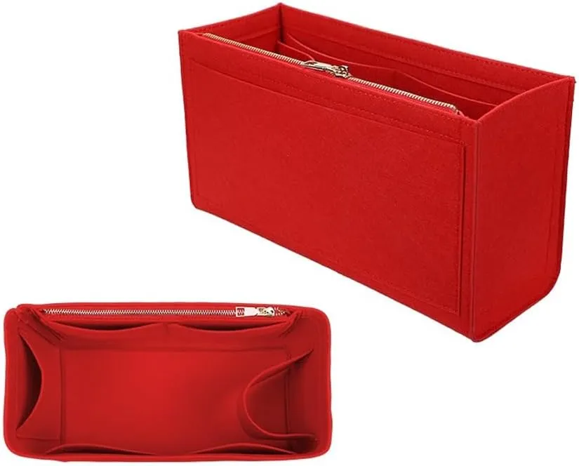 SMART DK Purse Organizer for Dior Book Tote - Premium Felt Insert with Multiple Pockets