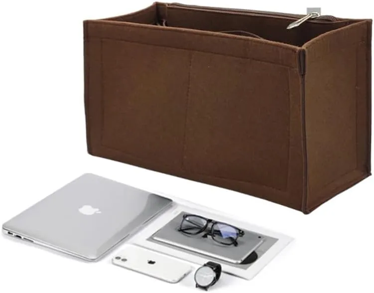 SMART DK Purse Organizer for Dior Book Tote - Premium Felt Insert with Multiple Pockets