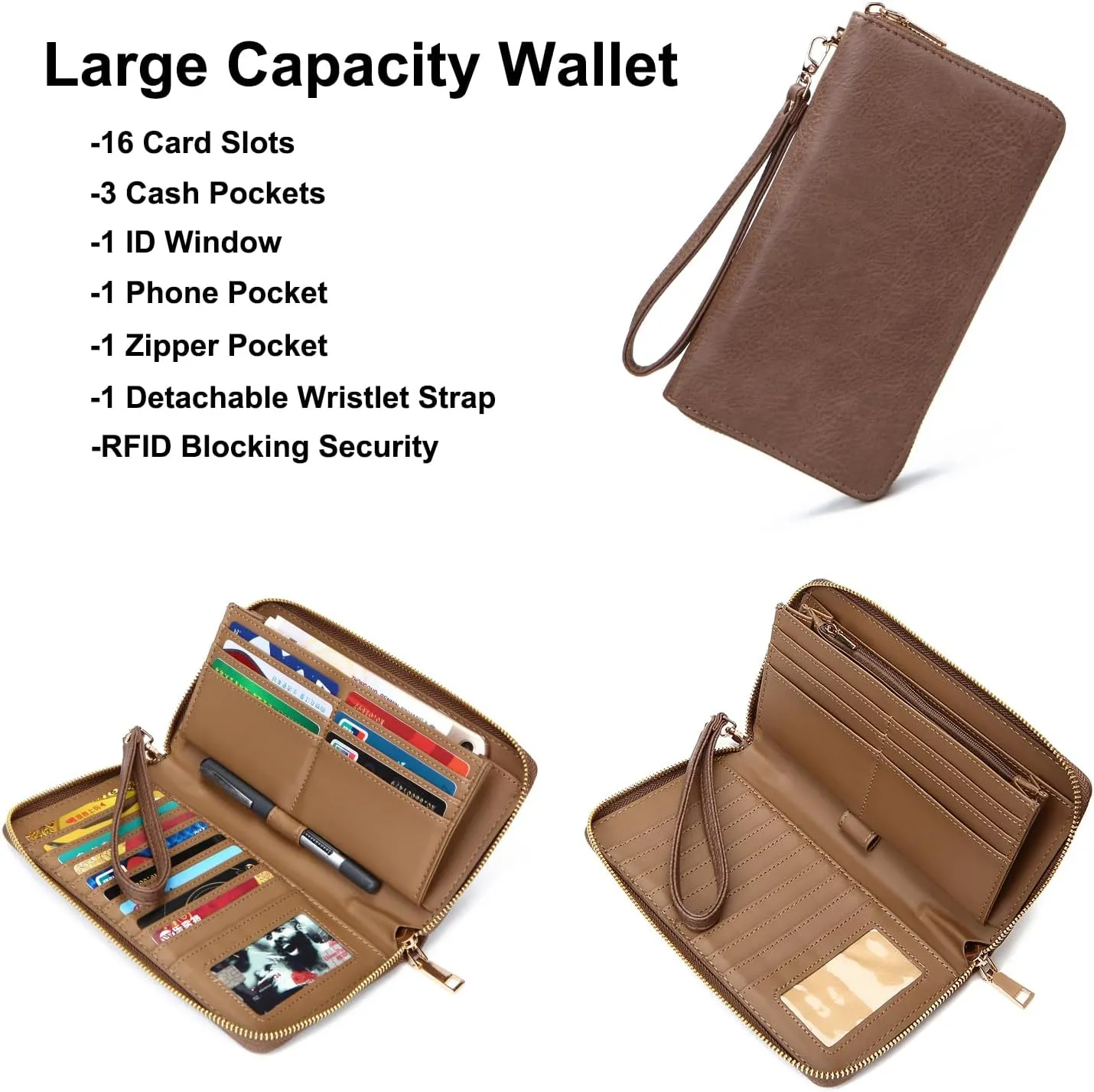Soperwillton Women Backpack Purse Multipurpose Design Handbags Shoulder Bag PU Leather Travel bag Backpack Set 2pcs