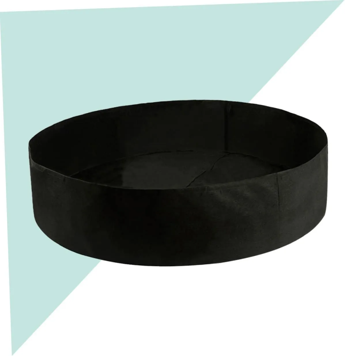 Sosoport 2 Pcs Felt Planting Bags Round Garden Planter Insulated Planting Pouch Self-draining for Indoor and Outdoor Use